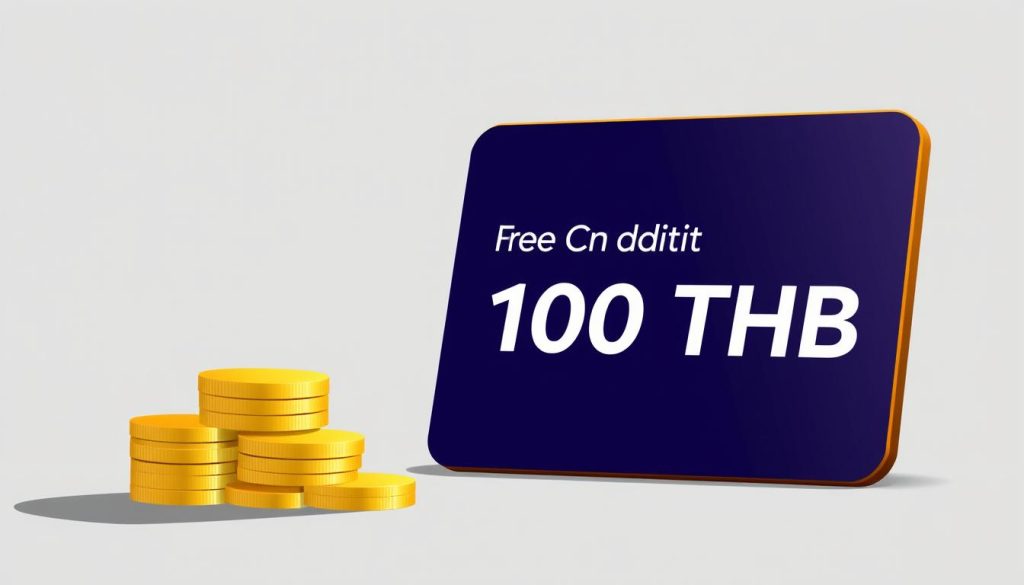 เงื่อนไขโปรโมชั่นเครดิตฟรี 100 บาท